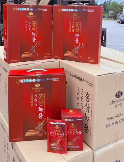 NƯỚC HỒNG SÂM NHUNG HƯƠU LINH CHI