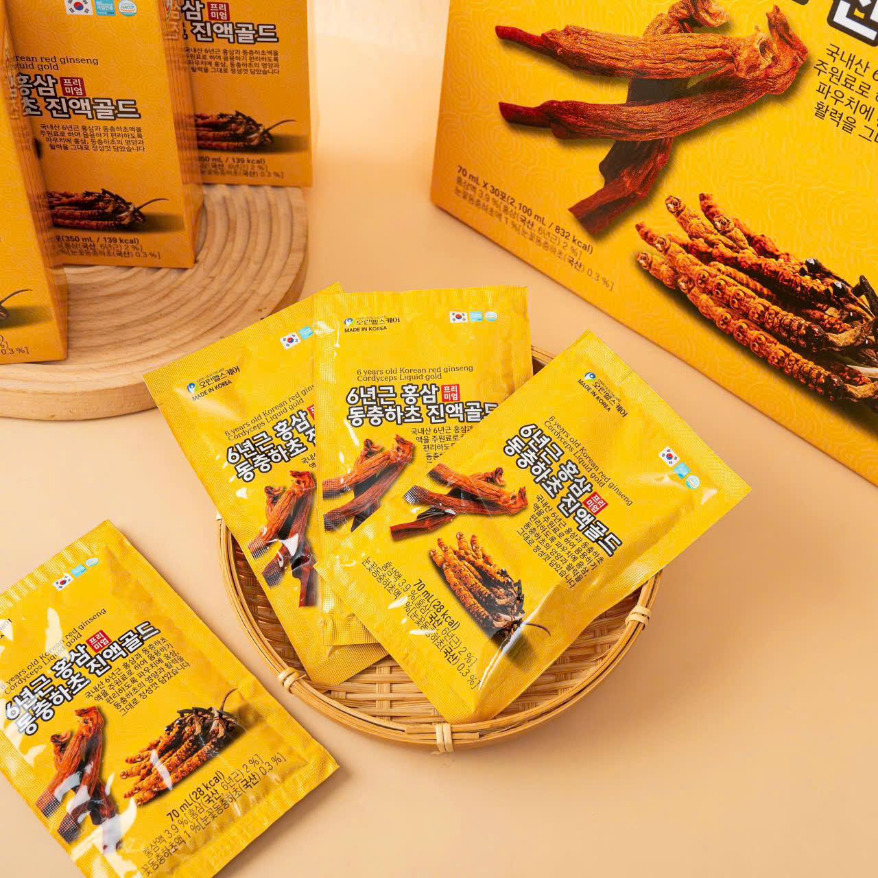 NƯỚC HỒNG SÂM ĐÔNG TRÙNG HẠ THẢO