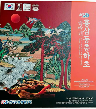 NƯỚC HỒNG SÂM COLLAGEN 6 NĂM TUỔI HÀN QUỐC