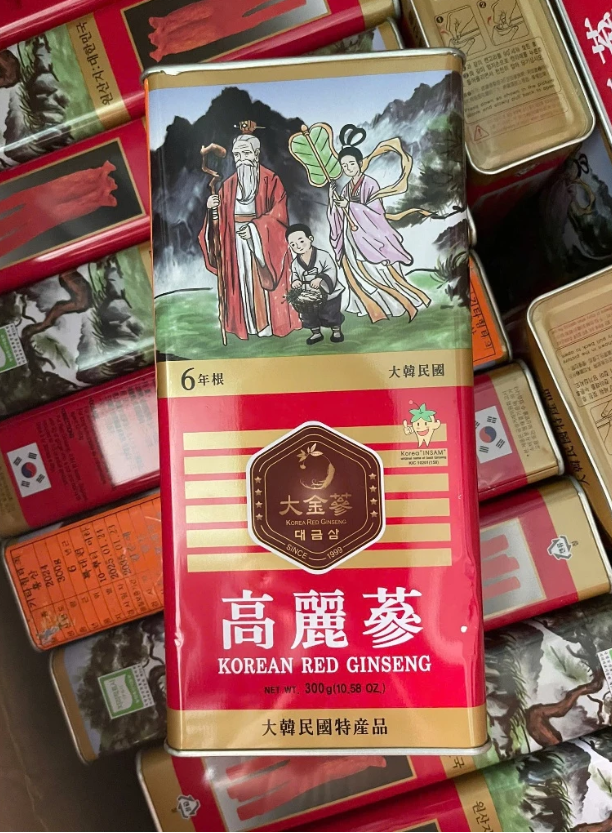 SÂM CỦ KHÔ HỘP THIẾC KOREAN RED GINSENG